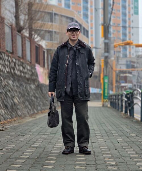 ENDOOR(エンドア)の「Vtg Evening stripe polo shirt (vtg burgundy)(ポロシャツ・メンズ・その他・1/2)」の6枚目の写真