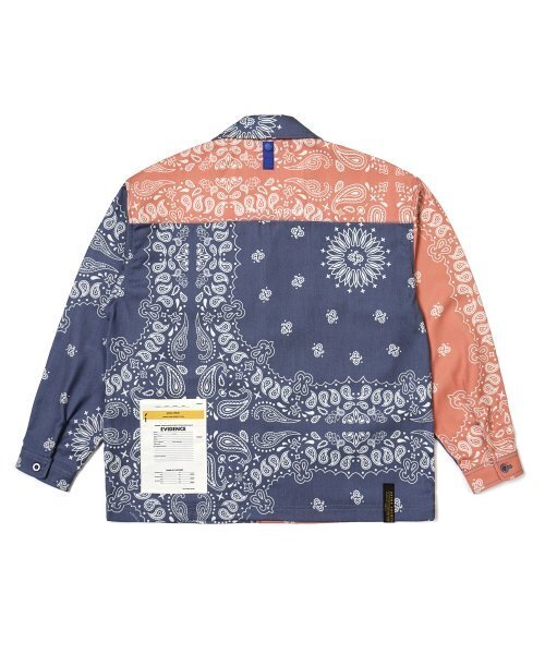 STIGMA（スティグマ）の「23 PAISLEY WASHED TWILL JACKET ORANGE/NAVY（その他アウター・メンズ・その他・LARGE/MEDIUM/X-LARGE）」の2枚目の写真