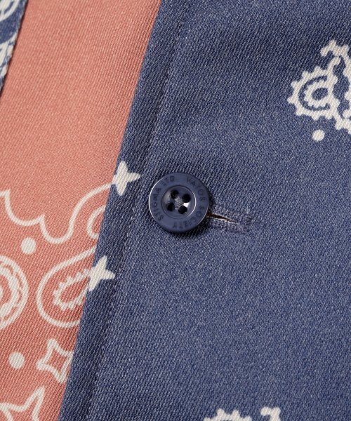 STIGMA（スティグマ）の「23 PAISLEY WASHED TWILL JACKET ORANGE/NAVY（その他アウター・メンズ・その他・LARGE/MEDIUM/X-LARGE）」の4枚目の写真