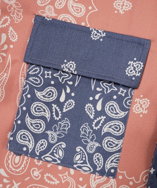 STIGMA（スティグマ）の「23 PAISLEY WASHED TWILL JACKET ORANGE/NAVY（その他アウター・メンズ・その他・LARGE/MEDIUM/X-LARGE）」の7枚目の写真