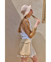 AOW（エイオダブリュー）の「UTILITY PLEATS SKIRT（スカート）」