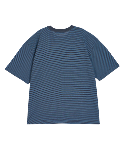 BY.L（バイエル）の「スモールストライプTシャツブルー（Tシャツ/カットソー・メンズ・その他・LARGE/MEDIUM）」の4枚目の写真