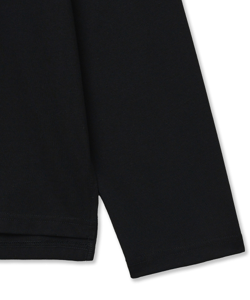 NOIRER(ノイア)の「シルキーブレンドクルーネックTシャツ(ブラック)(Tシャツ/カットソー・メンズ・その他・48/50/52)」の6枚目の写真