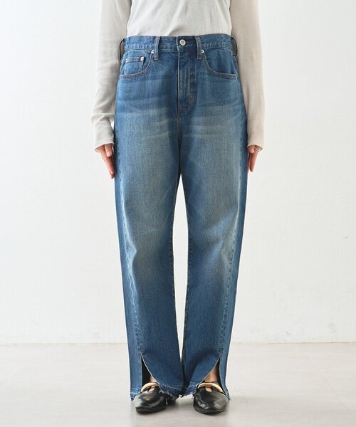 RIVE DROITE（リヴドロワ）の「予約【RIMH（リムエイチ）】カッティングデニム（デニムパンツ・レディース・ブルー/サックスブルー・38/36/34）」の15枚目の写真