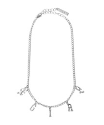 X-girl | LOGO AND RHINESTONE NECKLACE(ネックレス)