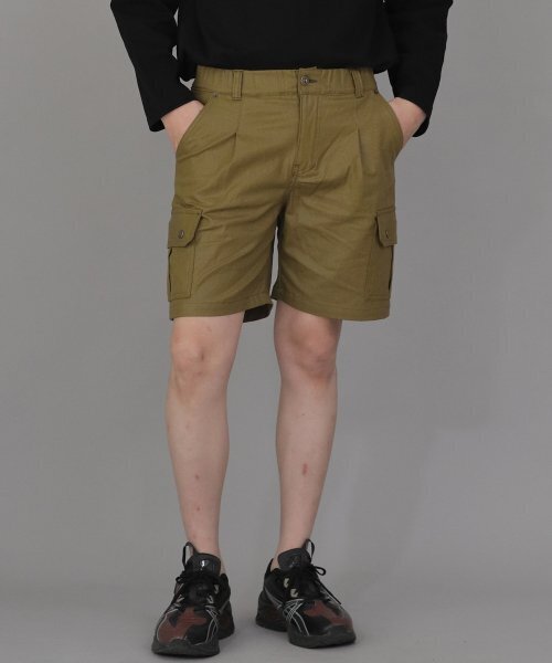 SAINTCREW(セントクルー)の「レトロラインカーゴショーツ RBC-340 コーティングオリーブ(その他パンツ・メンズ・その他・MEDIUM/LARGE/X-LARGE)」の9枚目の写真