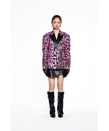GREEDILOUS（グリディアス）の「Leopard Slogan Jacket（その他アウター）」