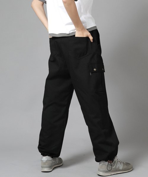 SAINTCREW(セントクルー)の「ダブルカーゴストリングジョガーパンツ DCJ-338 ブラック(スウェットパンツ・メンズ・その他・MEDIUM/LARGE/X-LARGE)」の9枚目の写真