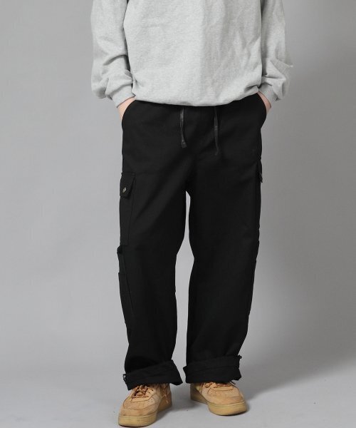 SAINTCREW(セントクルー)の「ダブルカーゴストリングジョガーパンツ DCJ-338 ブラック(スウェットパンツ・メンズ・その他・MEDIUM/LARGE/X-LARGE)」の6枚目の写真