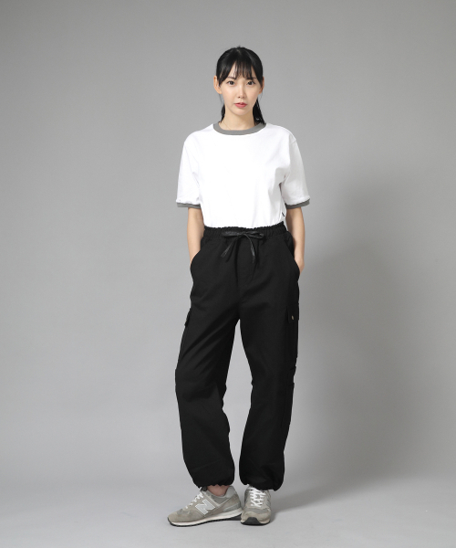 SAINTCREW(セントクルー)の「ダブルカーゴストリングジョガーパンツ DCJ-338 ブラック(スウェットパンツ・メンズ・その他・MEDIUM/LARGE/X-LARGE)」の4枚目の写真