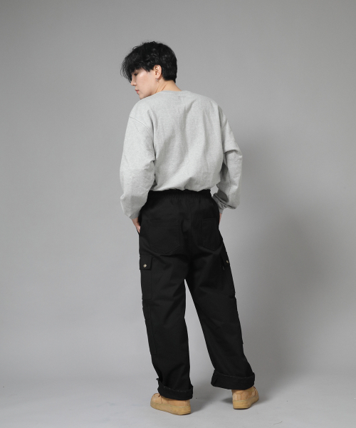 SAINTCREW(セントクルー)の「ダブルカーゴストリングジョガーパンツ DCJ-338 ブラック(スウェットパンツ・メンズ・その他・MEDIUM/LARGE/X-LARGE)」の11枚目の写真