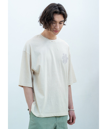 エンブレムピグメントオーバーサイズTシャツアイボリー
