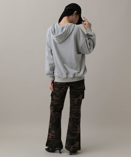 3.3 Field Trip （3.3フィールドトリップ）の「3.3 Field Trip／ユニロゴダブルジップパーカー（パーカー・レディース・ブラック/グレー・FREE）」の5枚目の写真