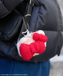 FREAK'S STORE | SANRIO/サンリオ ”HELLOKITTY” もこもこ チャームポーチ/ハローキティ キーチャーム ポーチ/ミニポーチ/カードケース/小銭入れ(ポーチ)