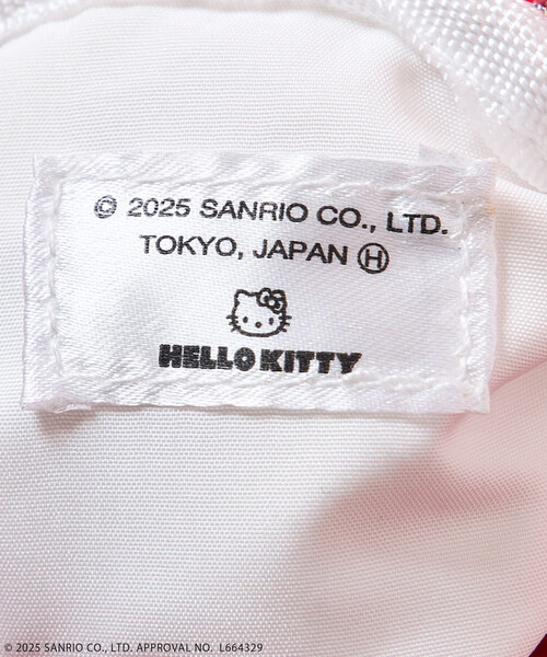FREAK'S STORE（フリークスストア）の「SANRIO/サンリオ ”HELLOKITTY” もこもこ チャームポーチ/ハローキティ キーチャーム ポーチ/ミニポーチ/カードケース/小銭入れ（ポーチ・レディース・オフホワイト/ブラック・ONE SIZE）」の12枚目の写真