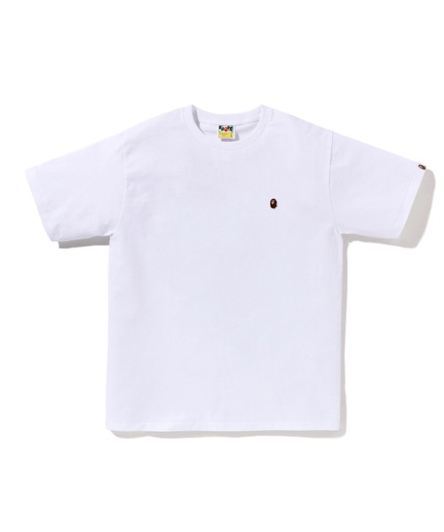A BATHING APE（アベイシングエイプ）の「ONE POINT TEE（Tシャツ/カットソー・メンズ・ネイビー/サックスブルー/ブラック/イエロー/グリーン/ホワイト/ピンク/グレー・XXX-LARGE/LARGE/MEDIUM/X-LARGE/XX-LARGE/SMALL）」の2枚目の写真