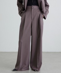 Lui's（ルイス）の「ツイミーツイルウエストタブ2タックワイドパンツ（スラックス）」