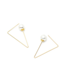 GLOBAL WORK | ラインパールキャッチピアス/710547(ピアス（両耳用）)