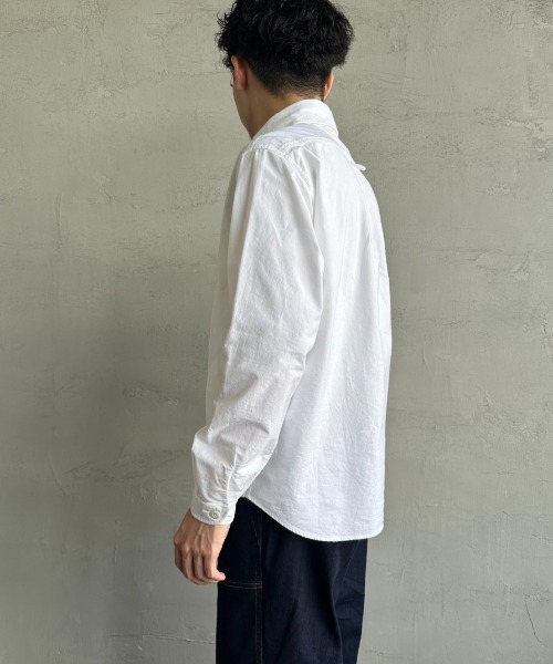 DANTON（ダントン）の「[DANTON/ダントン] ラウンドカラー オックスフォードプルオーバーシャツ(無地)（シャツ/ブラウス・レディース・ホワイト・40/38/42）」の21枚目の写真