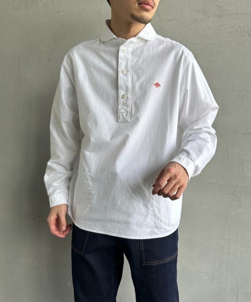 DANTON（ダントン）の「[DANTON/ダントン] ラウンドカラー オックスフォードプルオーバーシャツ(無地)（シャツ/ブラウス・レディース・ホワイト・40/38/42）」の22枚目の写真