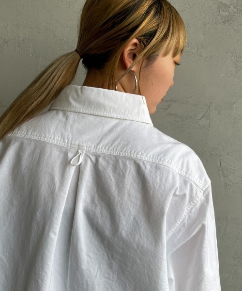 DANTON（ダントン）の「[DANTON/ダントン] ラウンドカラー オックスフォードプルオーバーシャツ(無地)（シャツ/ブラウス・レディース・ホワイト・40/38/42）」の17枚目の写真