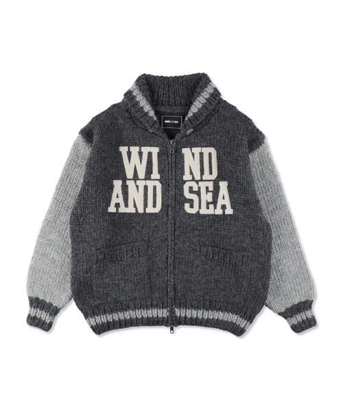 ジャケット・アウター wind and sea downvest PATCH LOGO COWICHAN JACKET（ダウンジャケット/コート）｜WIND AND