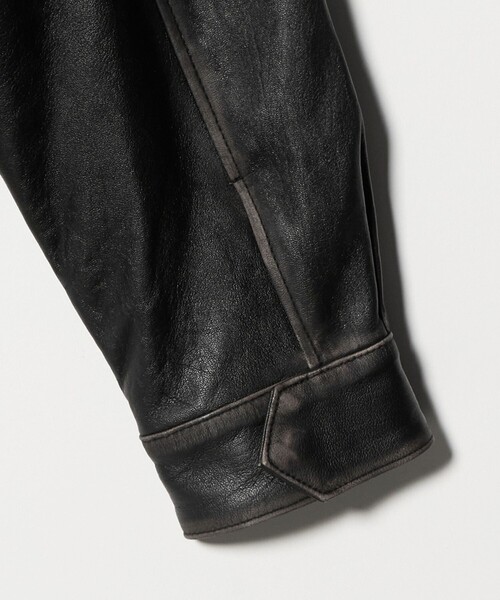 BEAUTY&YOUTH UNITED ARROWS（ビューティーアンドユースユナイテッドアローズ）の「ラブ レザー バルーン ジャケット（その他アウター・メンズ・ブラック・S/M/L/XL）」の13枚目の写真