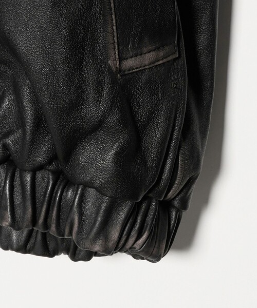 BEAUTY&YOUTH UNITED ARROWS（ビューティーアンドユースユナイテッドアローズ）の「ラブ レザー バルーン ジャケット（その他アウター・メンズ・ブラック・S/M/L/XL）」の14枚目の写真