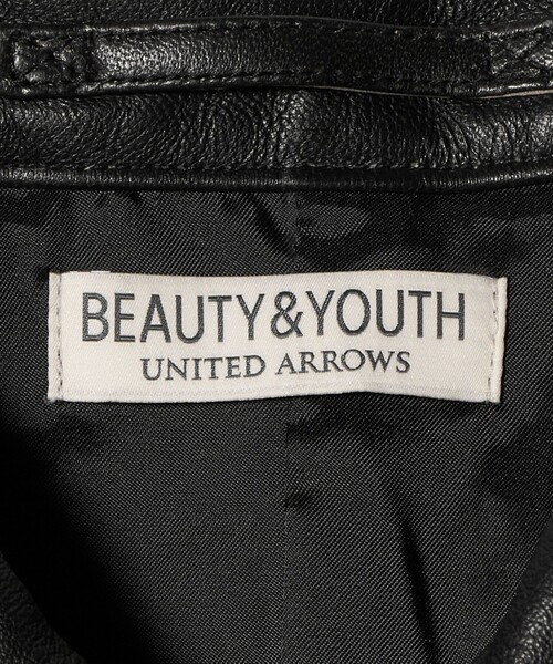 BEAUTY&YOUTH UNITED ARROWS（ビューティーアンドユースユナイテッドアローズ）の「ラブ レザー バルーン ジャケット（その他アウター・メンズ・ブラック・S/M/L/XL）」の18枚目の写真