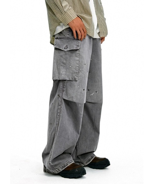 CORPUS TOKYO(コーパス トーキョー)の「ヴィンテージ パラシュート カーゴパンツ(カーゴパンツ・メンズ・グレー・4/3/2/1)」の6枚目の写真