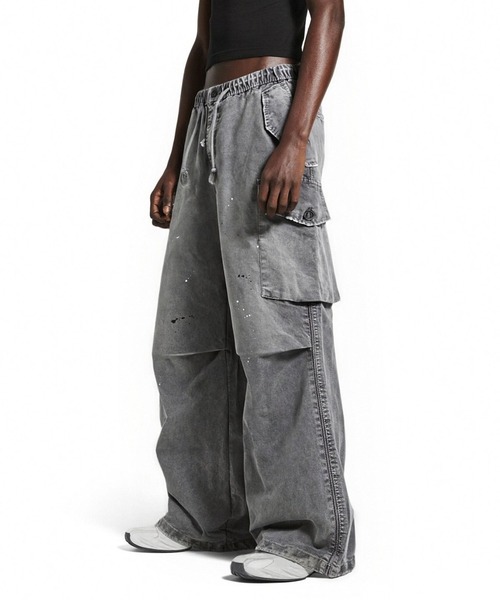 CORPUS TOKYO(コーパス トーキョー)の「ヴィンテージ パラシュート カーゴパンツ(カーゴパンツ・メンズ・グレー・4/3/2/1)」の5枚目の写真