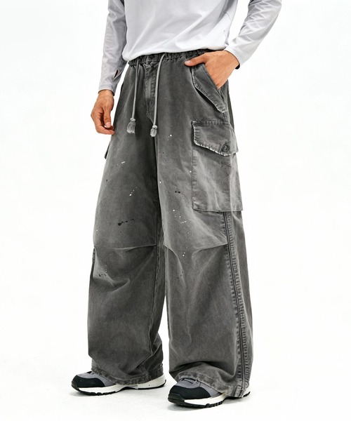CORPUS TOKYO(コーパス トーキョー)の「ヴィンテージ パラシュート カーゴパンツ(カーゴパンツ・メンズ・グレー・4/3/2/1)」の4枚目の写真