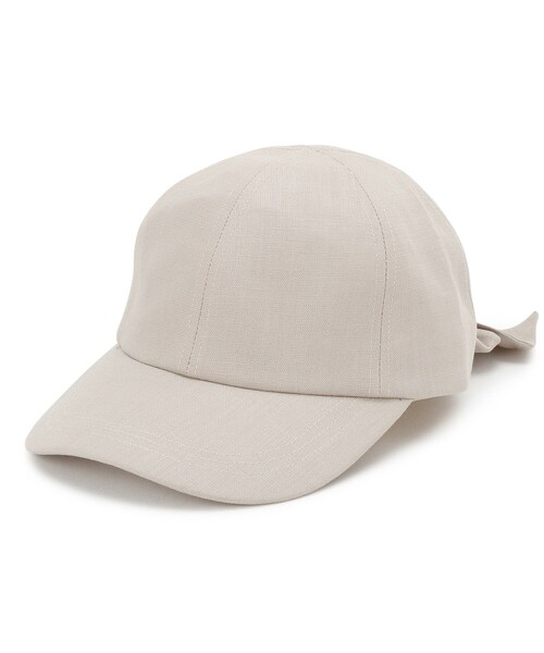 grove(グローブ)の「リボンキャップ【UVカット・サイズ調整可能】(キャップ・レディース・ブラック/ライトベージュ/グレー・00)」の4枚目の写真