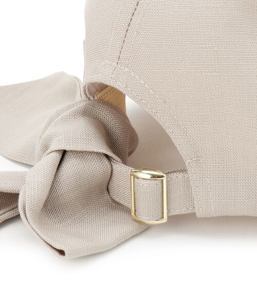 grove(グローブ)の「リボンキャップ【UVカット・サイズ調整可能】(キャップ・レディース・ブラック/ライトベージュ/グレー・00)」の8枚目の写真