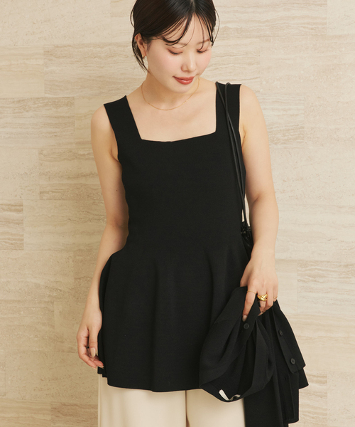 Peplum Camisole ニット（その他トップス）｜Plage（プラージュ）の