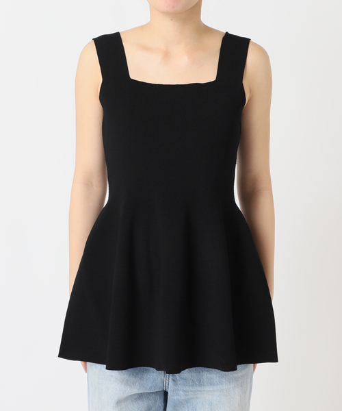 plage（プラージュ）の「Peplum Camisole ニット（その他トップス・レディース・ブラック/キャメル・FREE）」の14枚目の写真