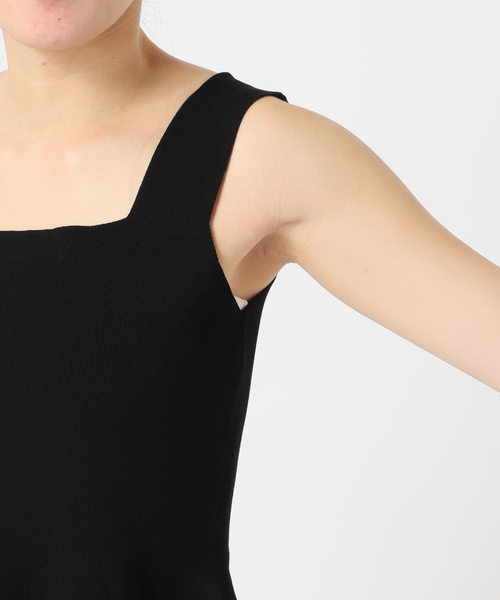 plage（プラージュ）の「Peplum Camisole ニット（その他トップス・レディース・ブラック/キャメル・FREE）」の18枚目の写真
