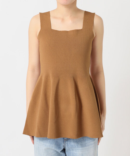 plage（プラージュ）の「Peplum Camisole ニット（その他トップス・レディース・ブラック/キャメル・FREE）」の21枚目の写真