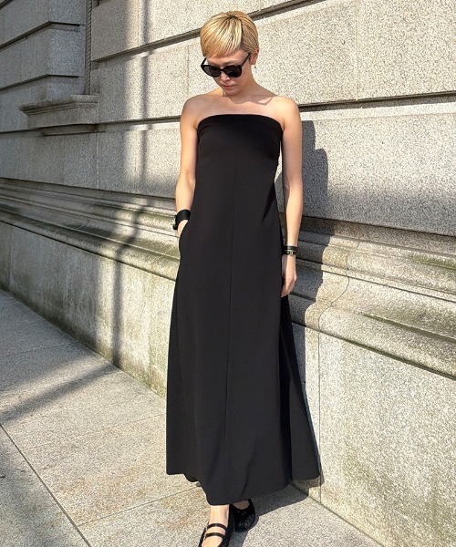 JENNE(ジェンヌ)の「カップ付きシアー2WAYワンピース(ワンピース・レディース・ブラック/ベージュ系その他・SMALL/MEDIUM/LARGE)」の8枚目の写真