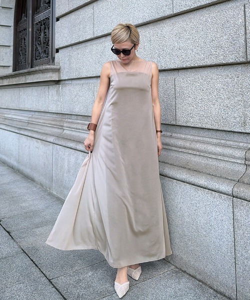 JENNE(ジェンヌ)の「カップ付きシアー2WAYワンピース(ワンピース・レディース・ブラック/ベージュ系その他・SMALL/MEDIUM/LARGE)」の13枚目の写真