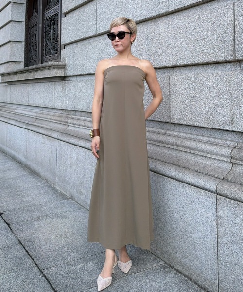 JENNE(ジェンヌ)の「カップ付きシアー2WAYワンピース(ワンピース・レディース・ブラック/ベージュ系その他・SMALL/MEDIUM/LARGE)」の18枚目の写真