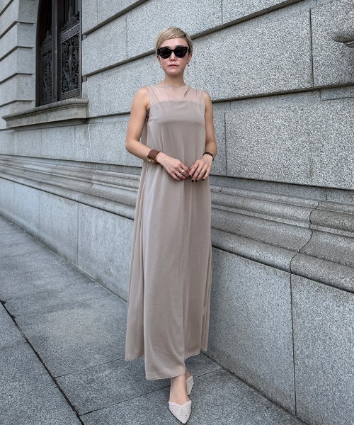 JENNE(ジェンヌ)の「カップ付きシアー2WAYワンピース(ワンピース・レディース・ブラック/ベージュ系その他・SMALL/MEDIUM/LARGE)」の21枚目の写真