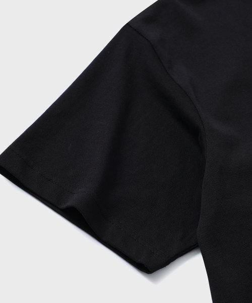CONCEPTCOLLEGE（コンセプトカレッジ）の「ベーシックロゴクルーネックブラック半袖Tシャツ[男女共用]（Tシャツ/カットソー・レディース・その他・LARGE/MEDIUM/X-LARGE）」の5枚目の写真