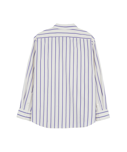 MATISSE THE CURATOR（マティスザキュレーター）の「ワンポケットストライプシャツアイボリーバイオレット（シャツ/ブラウス・メンズ・その他・1/2/3）」の2枚目の写真