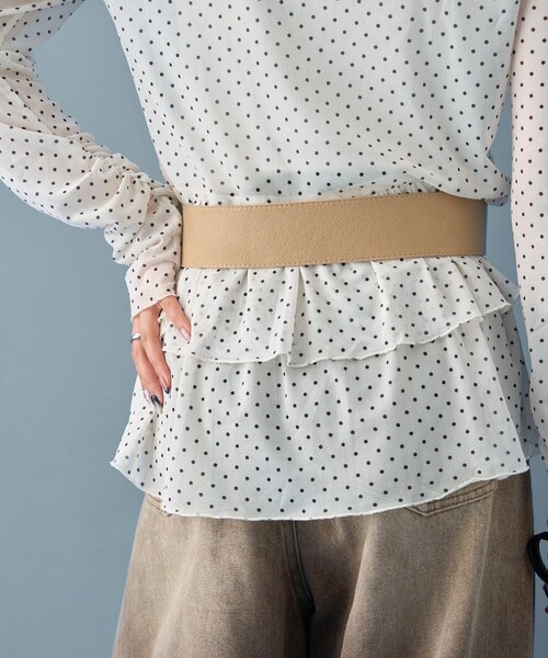 mystic 26SS ドットティアードプルオーバー mystic（ミスティック）の「26SSドットティアードプルオーバー（T