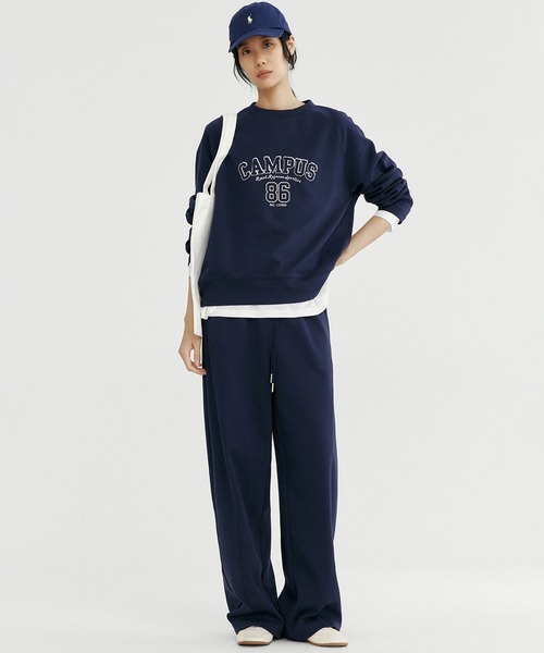 Bie（ビエ）の「ワイドイージーパンツ（その他パンツ・レディース・ブラウン/ブルー・M/S/L）」の14枚目の写真