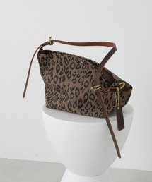 Le Minor（ルミノア）の「Le minor/別注 DEMI MARCHE LEOPARD（ハンドバッグ）」