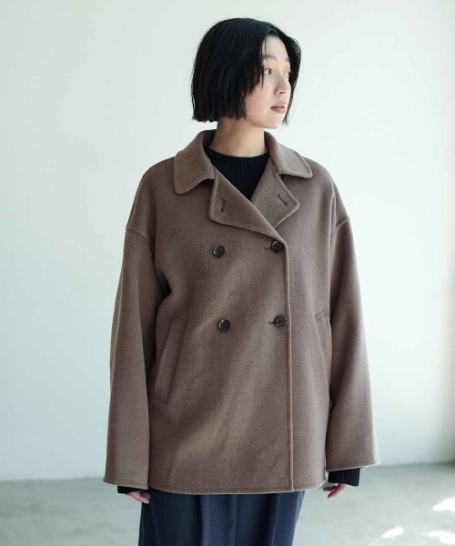 THREE FIFTY STANDARD(スリーフィフティースタンダード)の「THREE FIFTY STANDARD 日本製のリサイクル素材をつかったベーシックなニットセーター(ニット/セーター・レディース・ライトグレー/ブラック・3L/LL/L/M)」の10枚目の写真