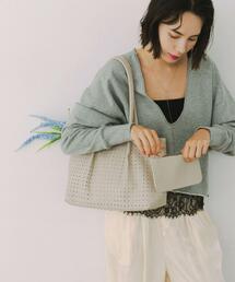 RODE SKO | ポーチ付パンチングミドルトートバッグ(トートバッグ)