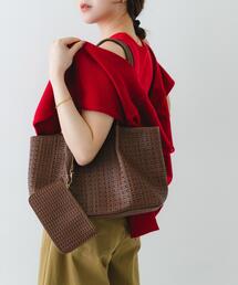 RODE SKO | ポーチ付パンチングミドルトートバッグ(トートバッグ)